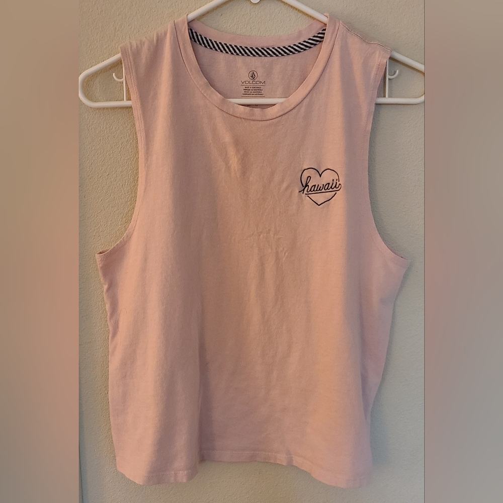 Volcom Light Pink Casual Top